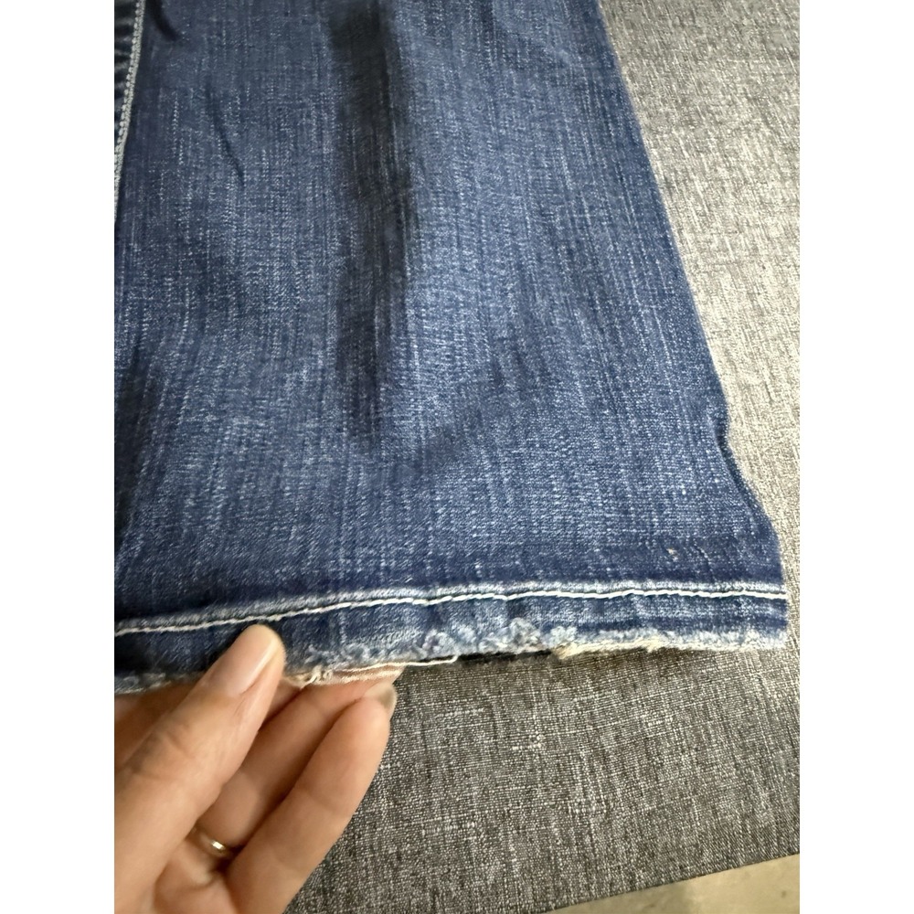 BKE Buckle Kate Stretch Distressed Bedazzled Pockets Low Rise Women Jeans Sz 28 - Picture 12 of 16